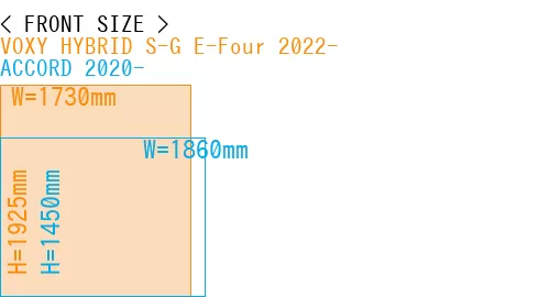 #VOXY HYBRID S-G E-Four 2022- + ACCORD 2020-